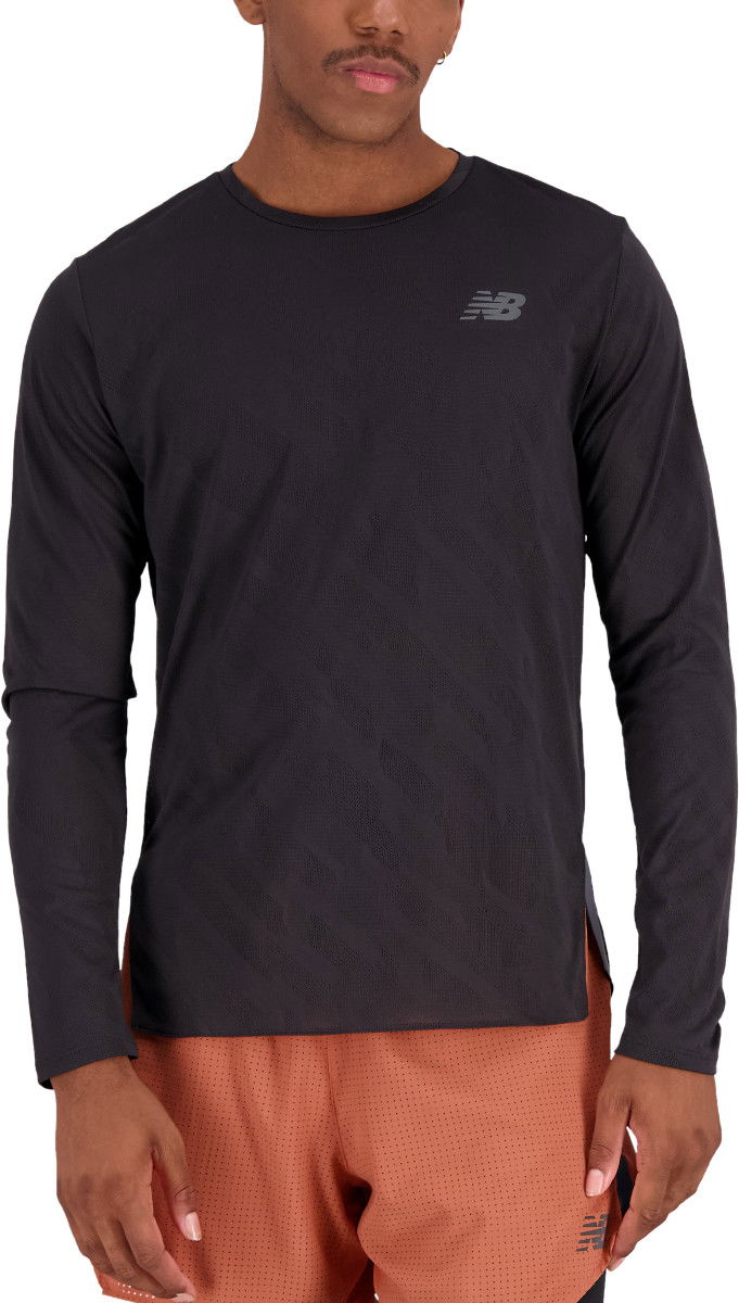 Футболка New Balance Tee Q Speed чорний | mt31282-bk, 0