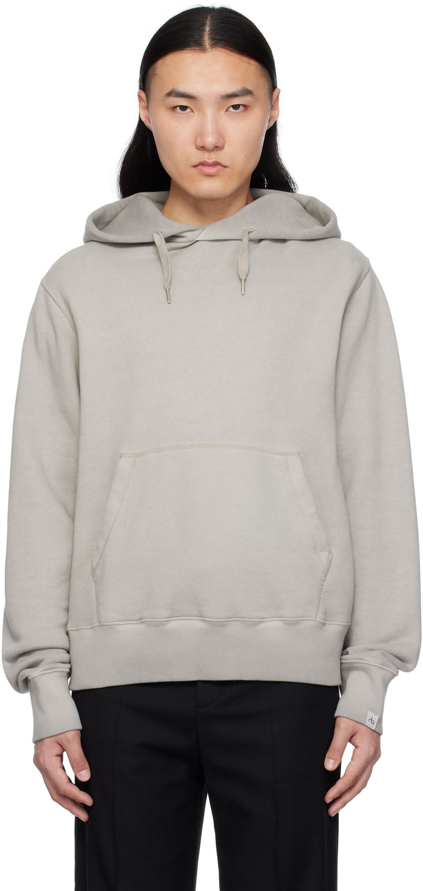 Світшоти rag & bone Rag & Bone Damon Vintage Terry Hoodie Сірий | MBC24FT031V131