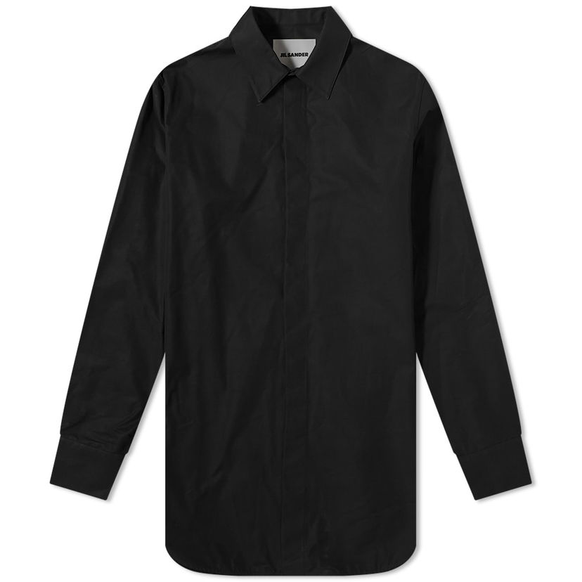 Сорочка Jil Sander Jil Sander Heavy Organic Cotton Shirt чорний | J21DL0004-J45002-001