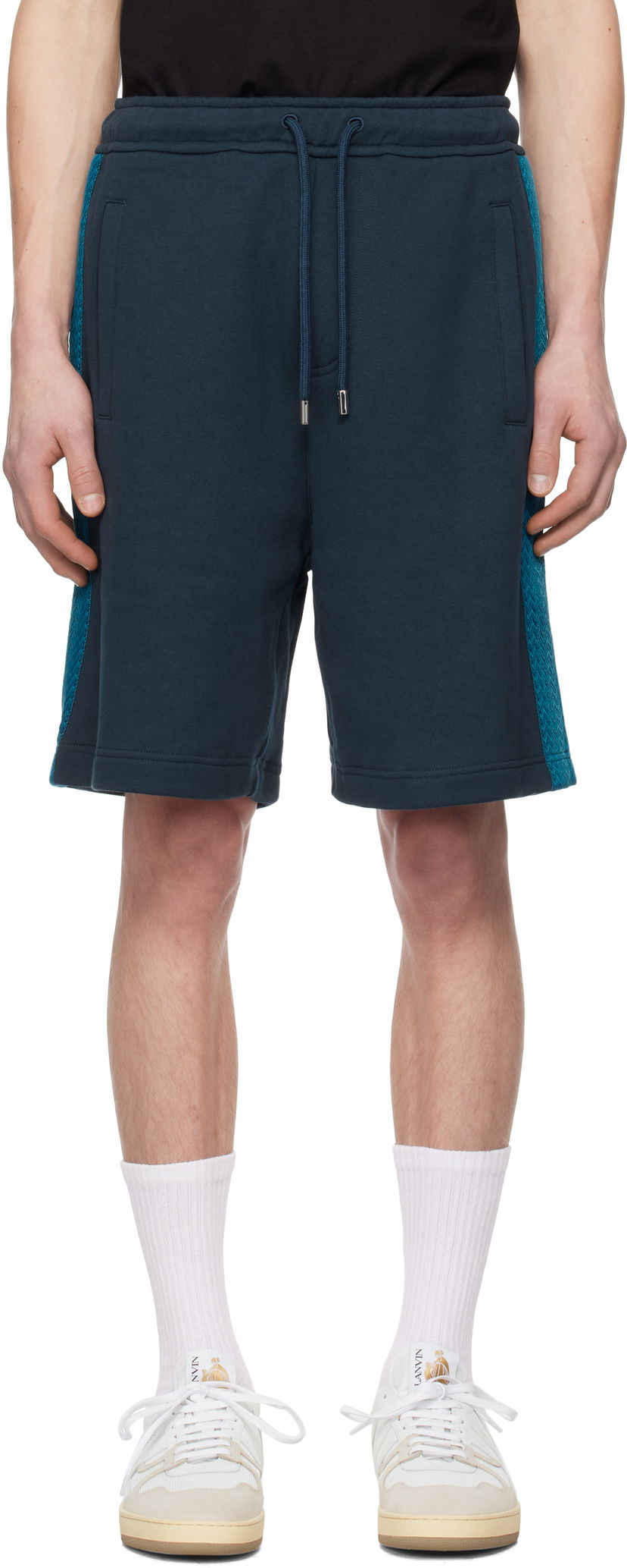 Шорти LANVIN Lanvin Curb Side Shorts Синій | RM-TR0064-J212-P25