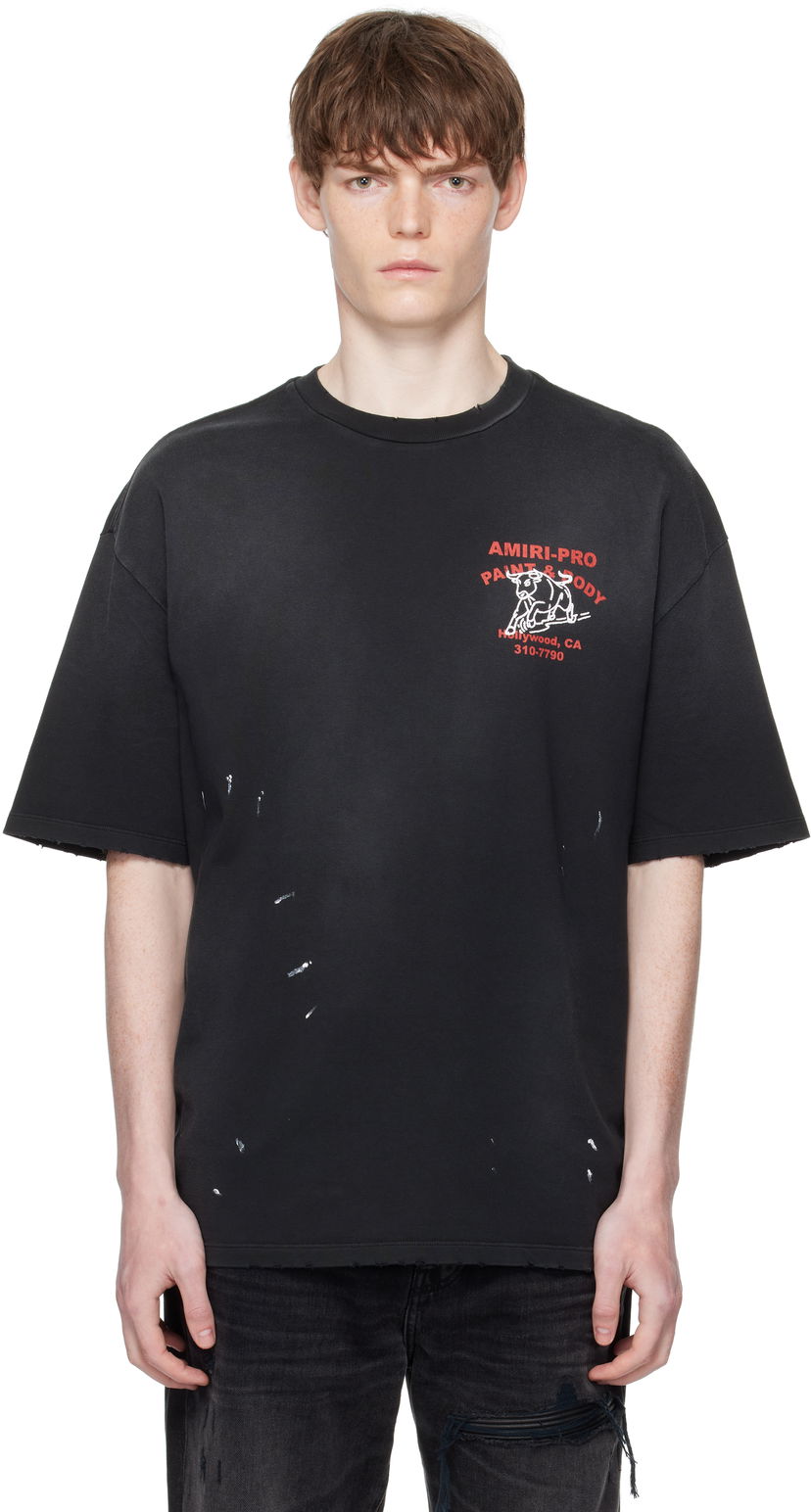 Футболка AMIRI AMIRI Bull Oversized T-Shirt чорний | AMJYTE1229