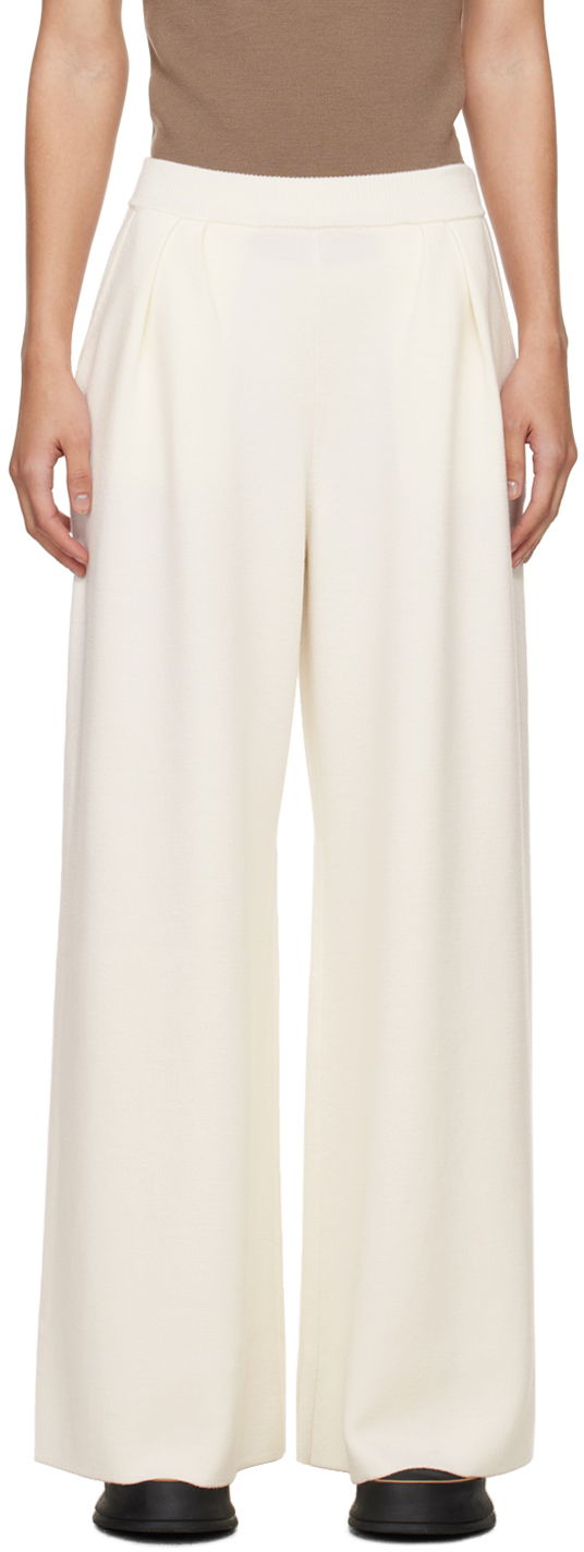 Штани Max Mara Max Mara Nocera Wide-Leg Trousers білий | 2411331011600
