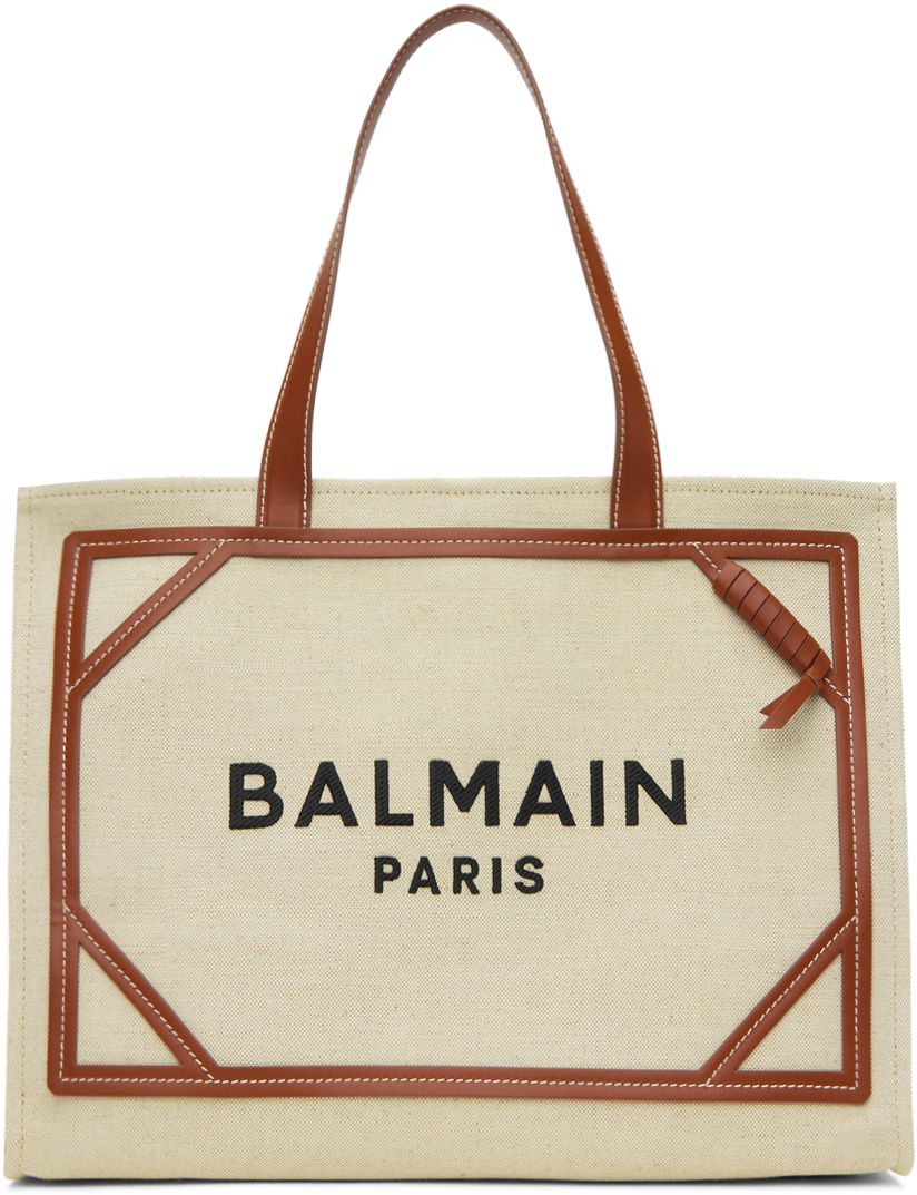 сумка-тоут Balmain B-Army 42 Tote Bag бежевий | CN1FF810TDCS, 0