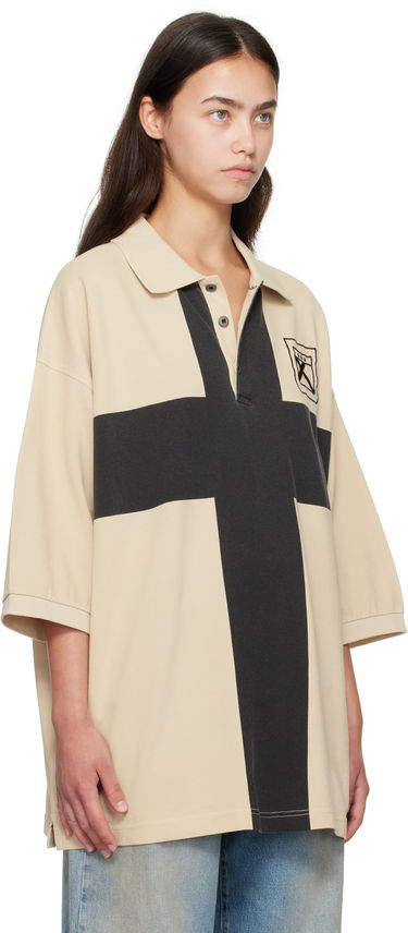 Сорочка поло 032C 032c Fainting Cross Oversized Polo бежевий | F25-URC-0459-550-W, 1