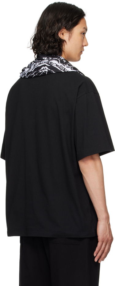 Футболка We11done We11done Wrinkled Muffler T-Shirt чорний | WD-TT1-25-732-U-BK, 2