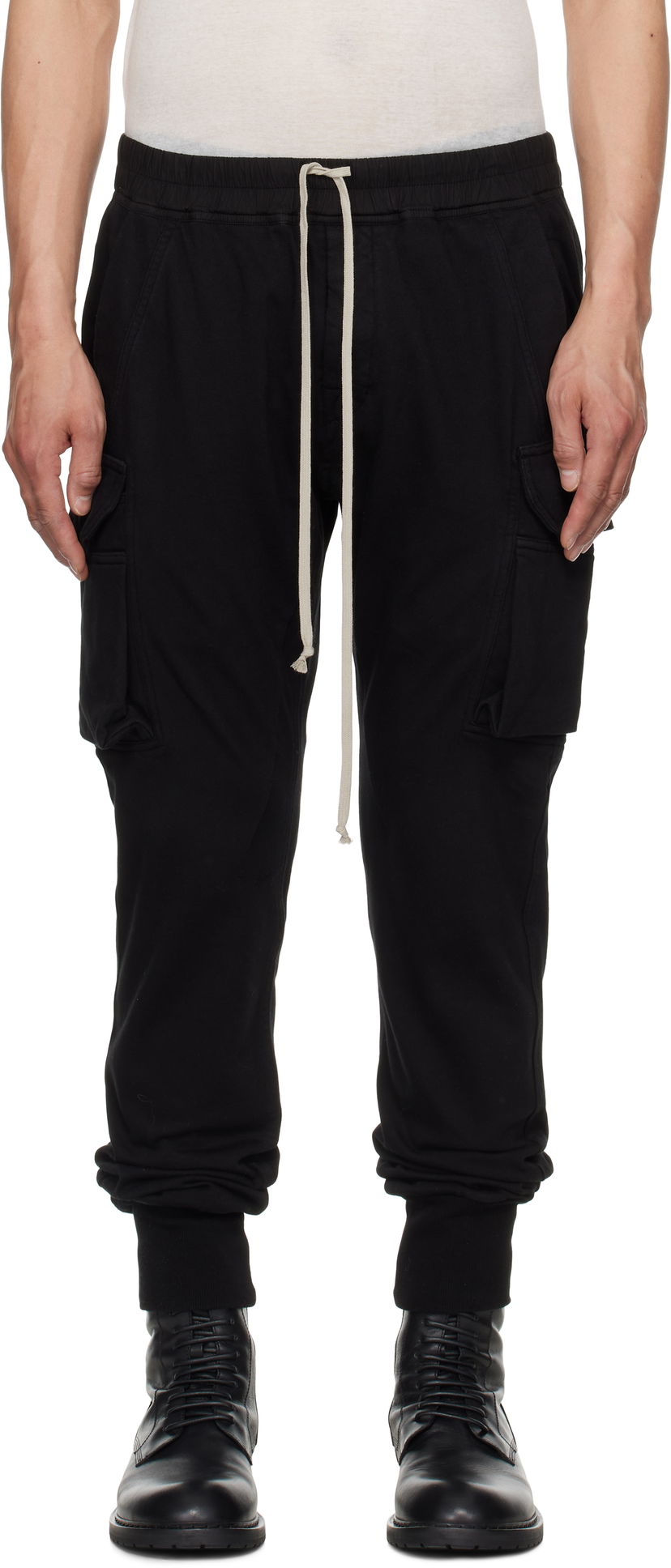 Спортивні штани Rick Owens Rick Owens DRKSHDW Hollywood Mastodon Cut Cargo Pants чорний | DU01E3386 RIG