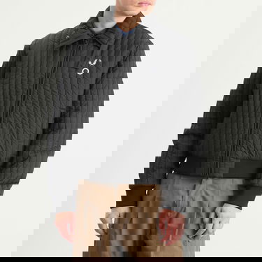 Куртка бомбер Fred Perry x Craig Green Quilted Jacket Size Large чорний | SJ1131-102, 2
