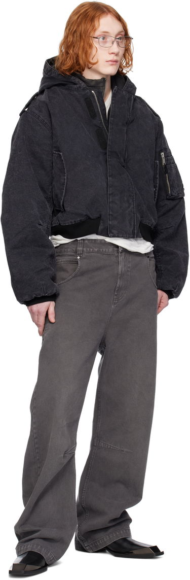 Куртка бомбер Entire Studios Entire Studios W2 Denim Hooded Bomber Jacket чорний | ES2307IR, 3