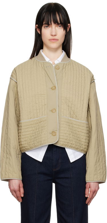 Куртка бомбер rag & bone Rag & Bone Marley Quilted Jacket бежевий | WAW25S20146114, 0