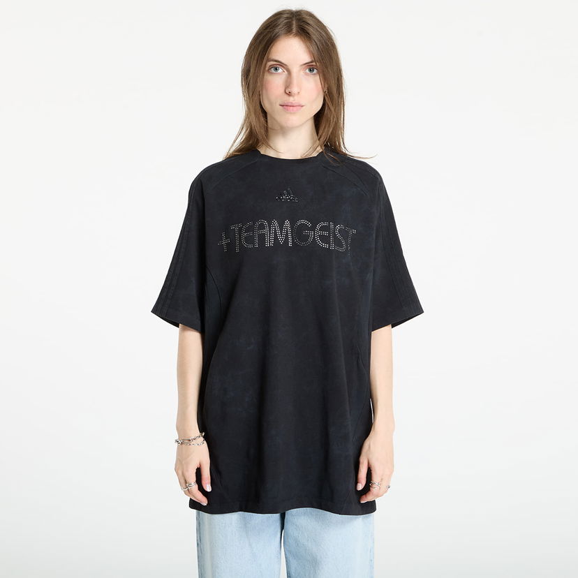 Футболка adidas Originals Adilenium Season 4 Teamgeist Washed Rhinestone T-Shirt чорний | KF3113