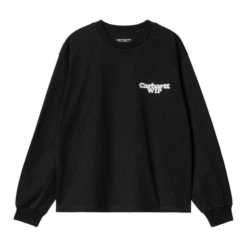 Футболка Carhartt WIP Long Sleeve Charms T-Shirt чорний | I034412_4