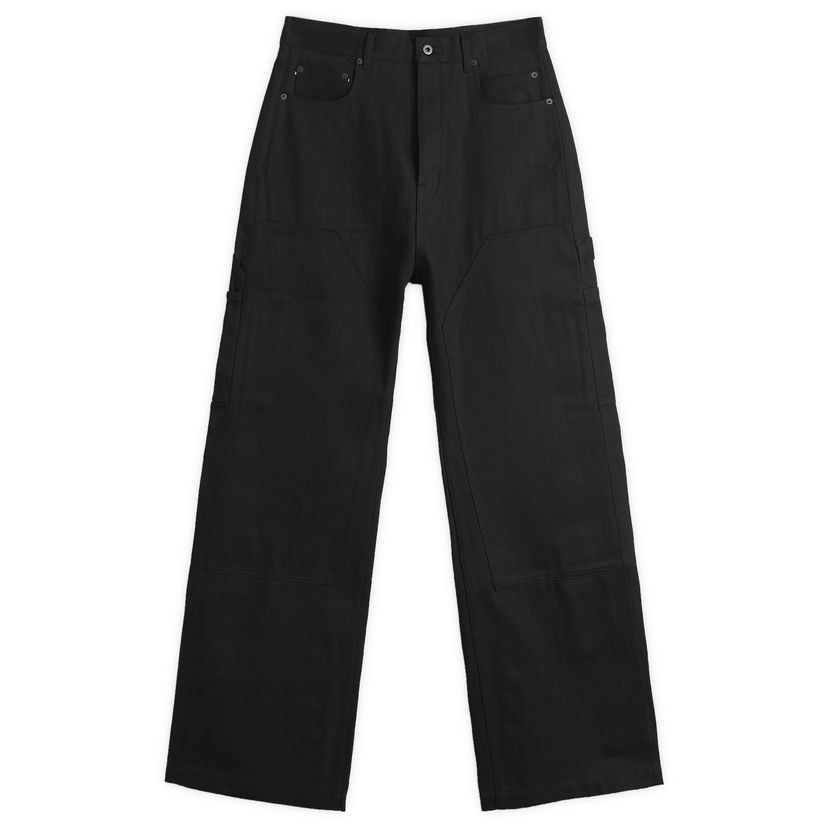 Джинси Rick Owens Geth Double Knee Jeans Size 30 чорний | DL01E6387-BLKJP-09