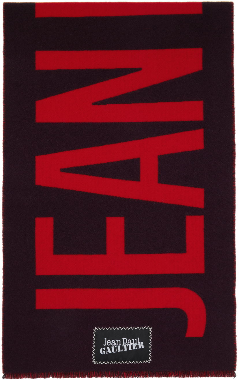 Шарф Jean Paul Gaultier 'The ' Scarf чорний | 24/30-U-EC035P-C549-2830
