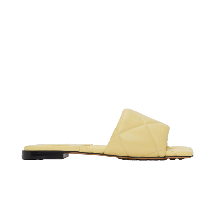 Кросівки та взуття Bottega Veneta Quilted Embossed Lido Sandals "Off-White" білий | 639940 VBP30
