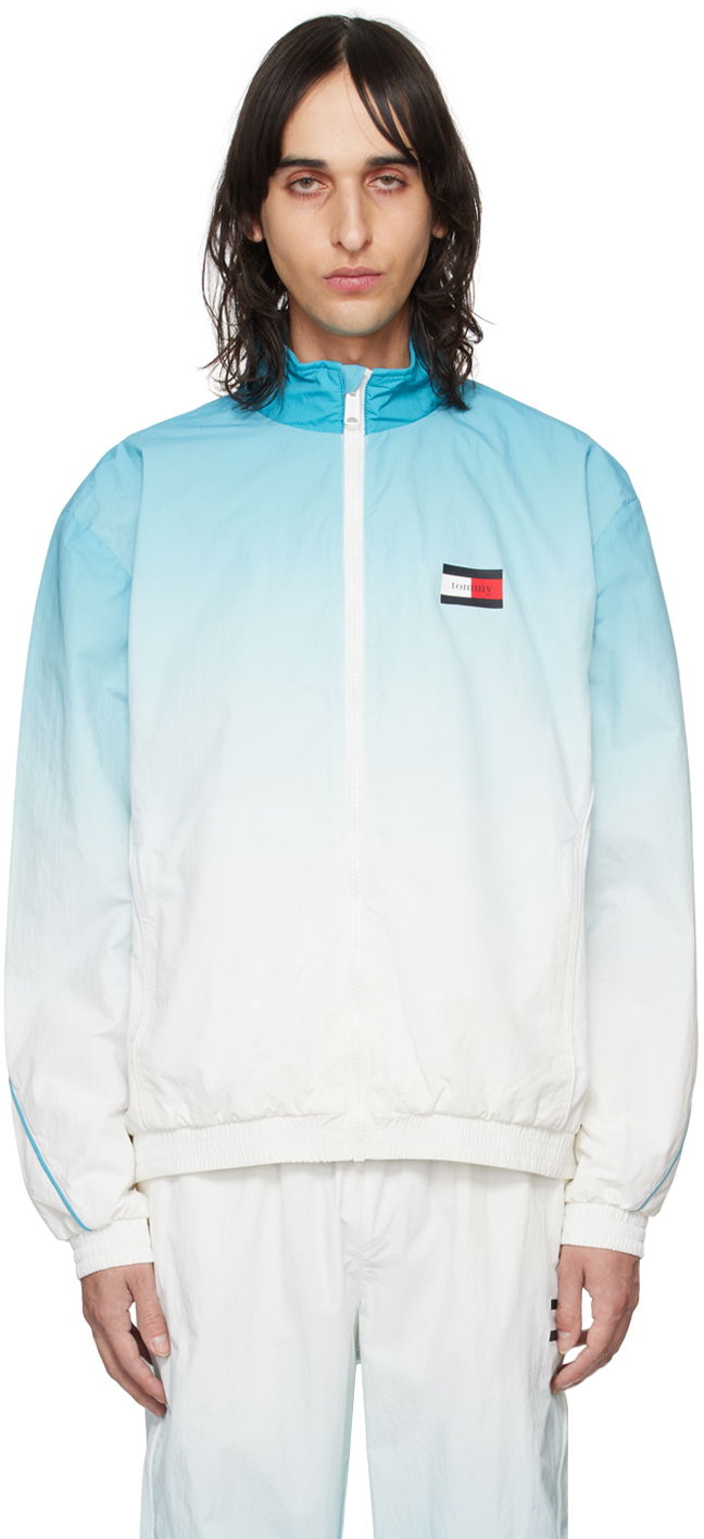Куртка Tommy Hilfiger Tommy Jeans Blue & White Gradient білий | DM18074 CV3