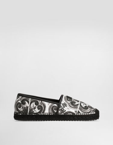 Аксесуари Dolce & Gabbana Dolce & Gabbana Shell-print Canvas Espadrilles Різнокольоровий | A50730AD506IU3TN, 0
