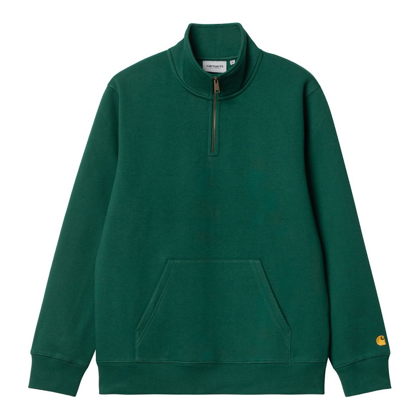 Світшоти Carhartt WIP Chase Neck Zip Hoodie Зелений | I033665_1YW_XX