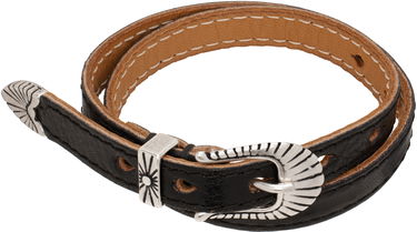 Браслет OUR LEGACY Cowboy Wrap Around Bracelet чорний | A4248CDB, 0