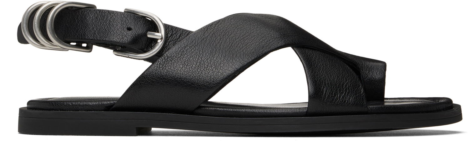 Одяг rag & bone rag & bone Gia Leather Crossover Sandals чорний | WFF25SF1004LE04, 0