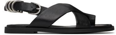 Одяг rag & bone rag & bone Gia Leather Crossover Sandals чорний | WFF25SF1004LE04, 0