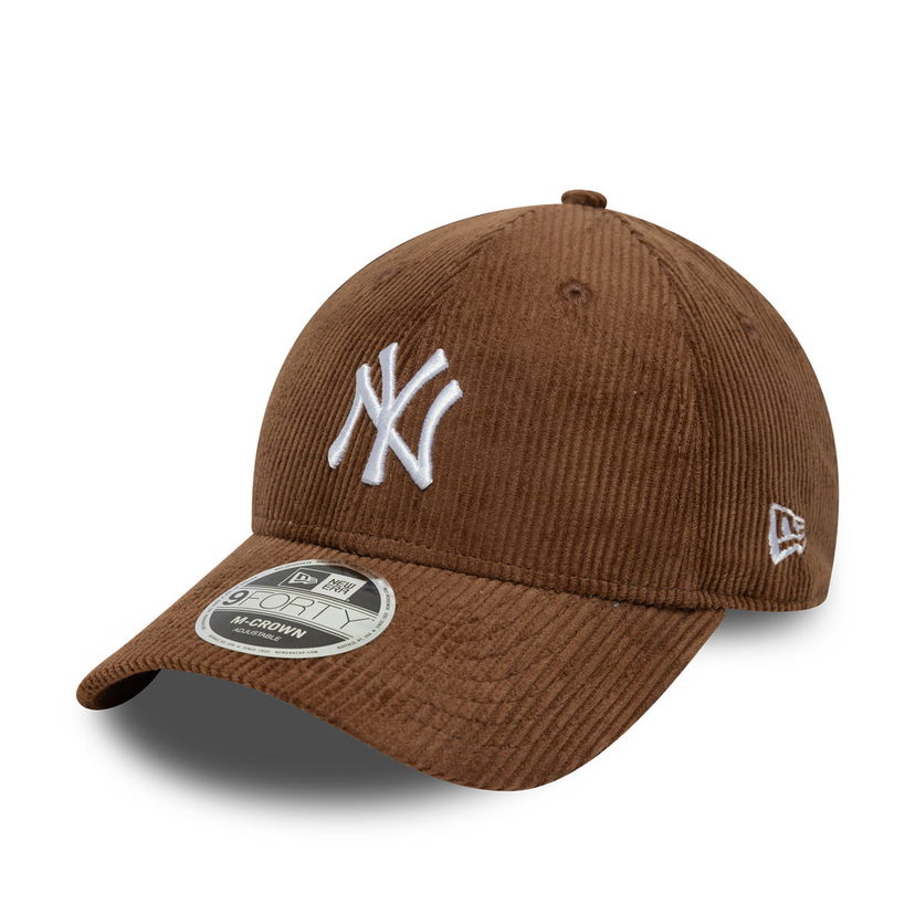 Кепка New Era MLB Cord 9FORTY M-CROWN NY Yankees Adjustable Cap Коричневий | 60691054