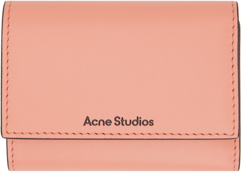 Гаманець Acne Studios Trifold Leather Wallet Рожевий | CG0232-