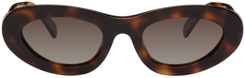 Сонцезахисні окуляри Anine Bing ANINE BING Roma Oval Sunglasses Коричневий | A-12-10090-TTI3, 0