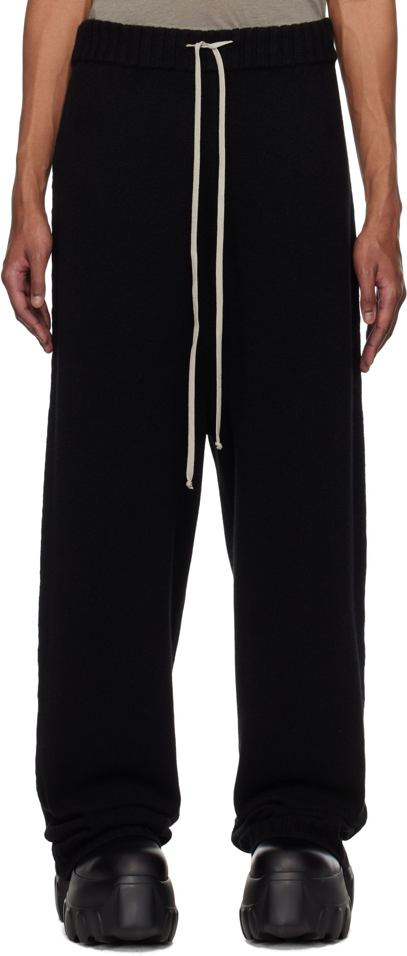 Спортивні штани Rick Owens Rick Owens Hollywood Track Lounge Pants чорний | RU01E5668 KLWS