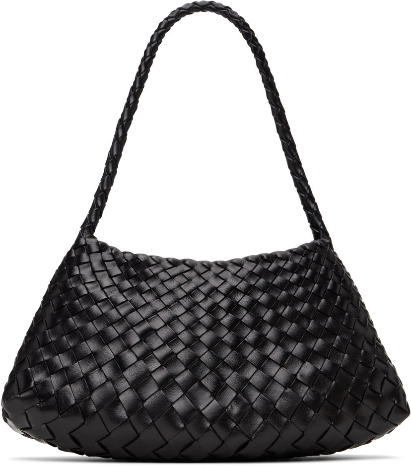 Сумочка Dragon Diffusion Dragon Diffusion Rosanna Woven Leather Shoulder Bag чорний | 8943