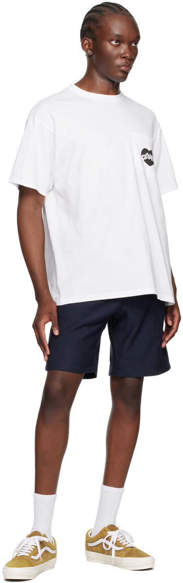 Шорти Carhartt WIP Script Sweat Shorts темно-синій | I031685, 3