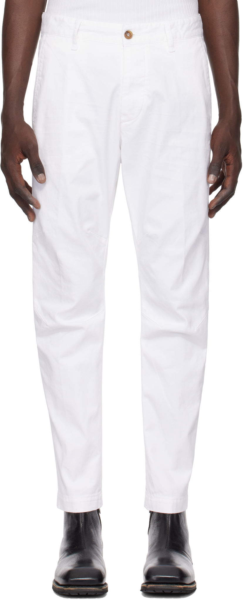 Штани DSQUARED2 Dsquared2 Chino Trousers білий | S74KB0819_S39021