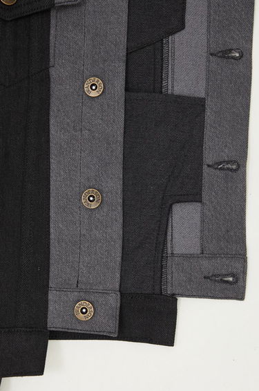 Куртка JW Anderson JW Anderson Layered Denim Jacket чорний | DJ0034.PG1657.938, 4