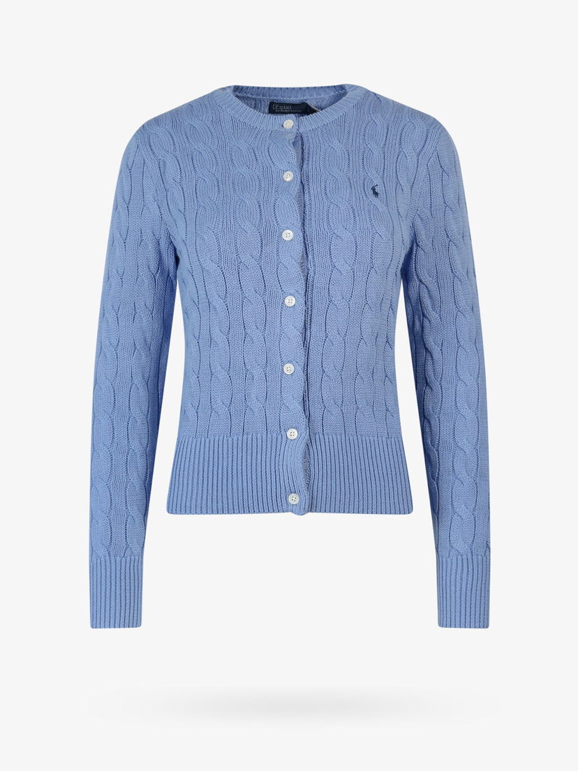 Cветр Polo by Ralph Lauren Cable Knit Buttoned Cardigan Синій | 211891643003