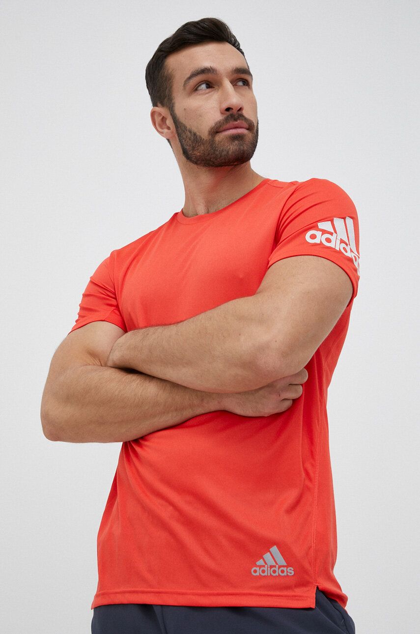 Футболка adidas Performance Run It Tee Червоний | IC7641, 0