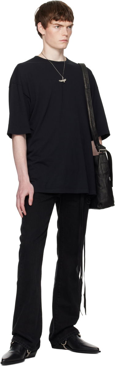 Футболка Ann Demeulemeester Ann Demeulemeester Dieter 'The Dialogue of Another Day' T-Shirt чорний | B0012880-FA206-099, 3
