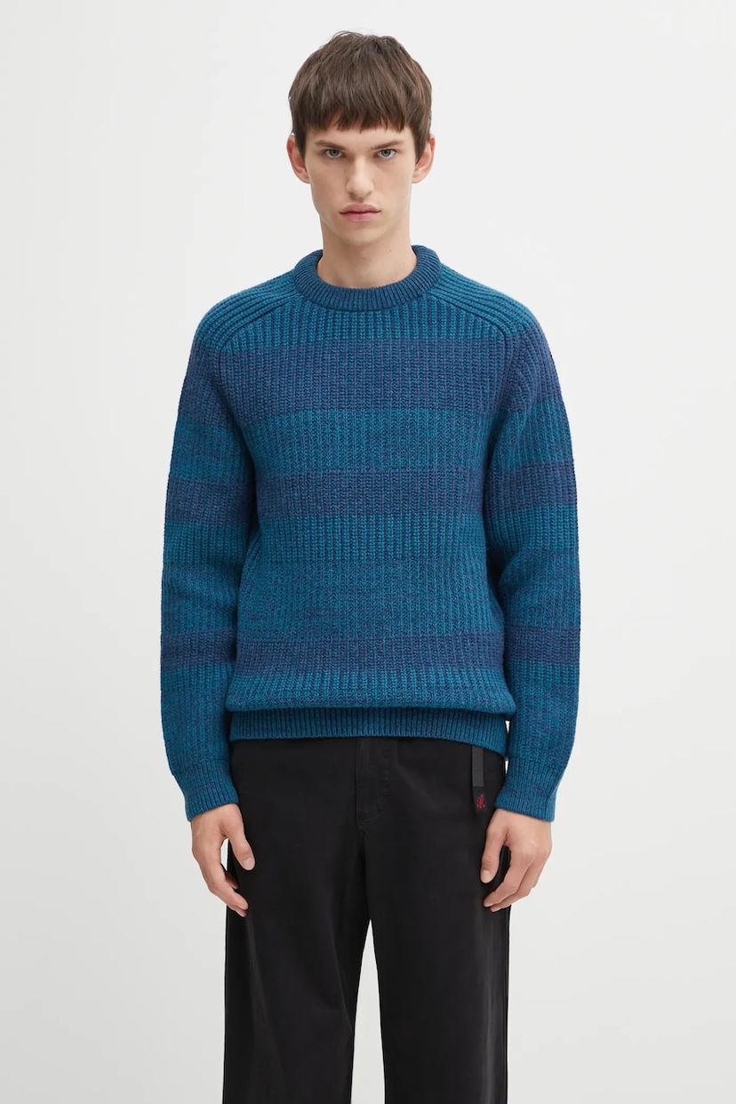 Cветр Barbour Barbour x Paul Smith Saddle Striped Wool Crewneck Sweater Різнокольоровий | MKN1696BU91