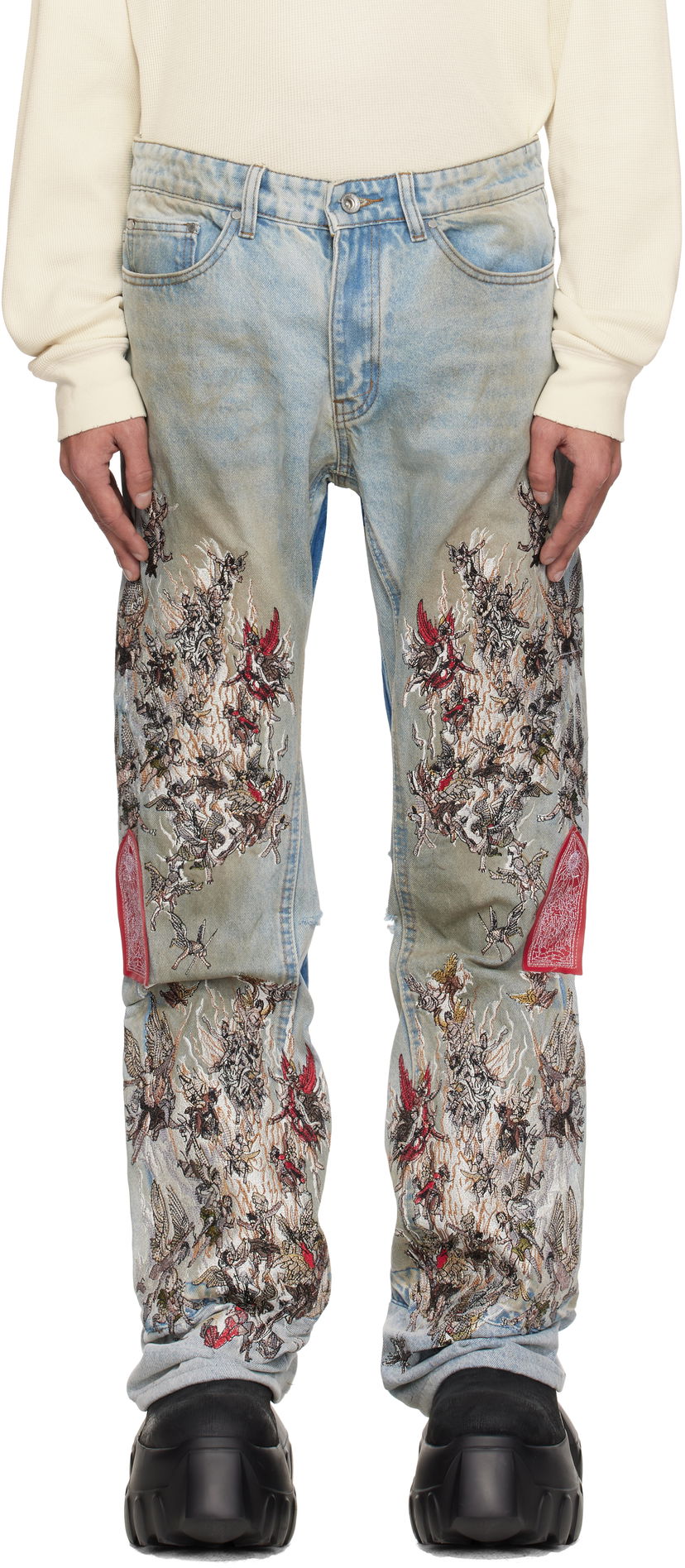 Джинси Who Decides War Who Decides War Chaos Jeans Синій | 1120670030SS25