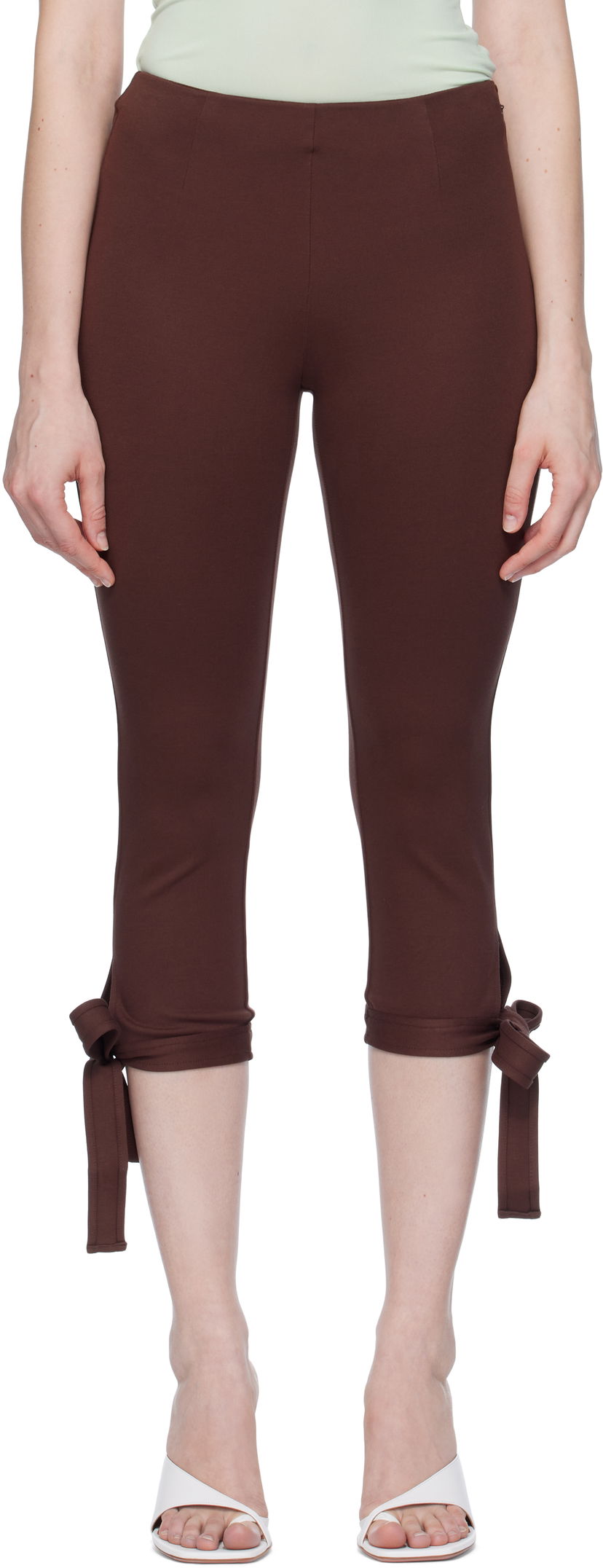 Легінси Miaou Miaou Emma Capri Short Leggings Коричневий | 1052PONCHO