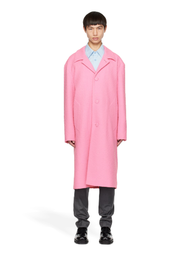 Пальто AMI Car Coat Рожевий | HCO003.WV0001