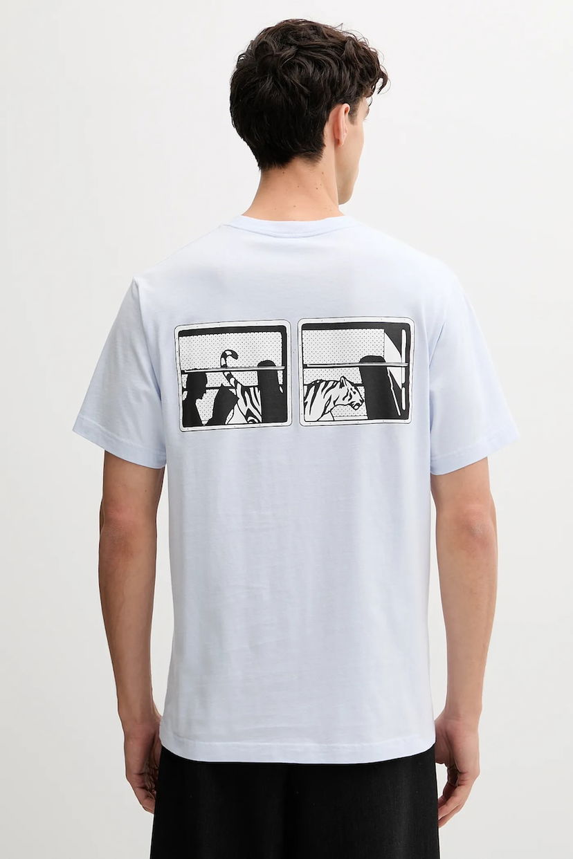 Футболка KENZO Kenzo Printed T-Shirt Синій | FF65TS2564SG