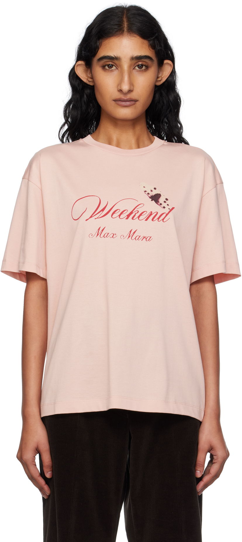 Футболка Max Mara Weekend Max Mara Radura T-Shirt Рожевий | 2515971032600