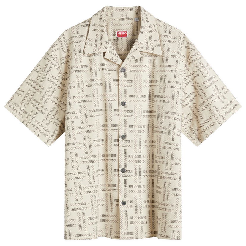 Сорочка KENZO Kenzo Woven Hawaiian Shirt бежевий | FF55CH1109JF-10