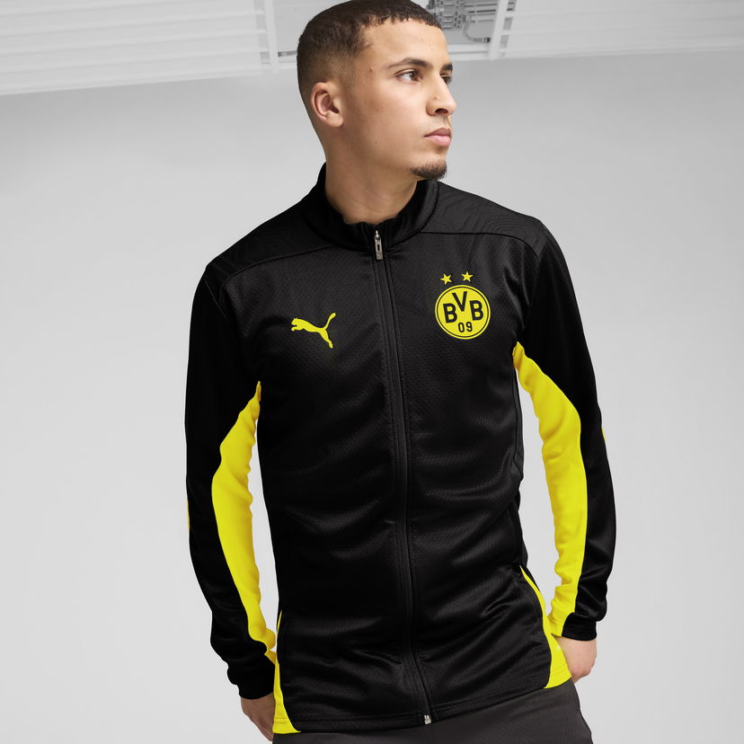 Вітровка Puma Borussia Dortmund Men's Training Jacket чорний | 777615_02