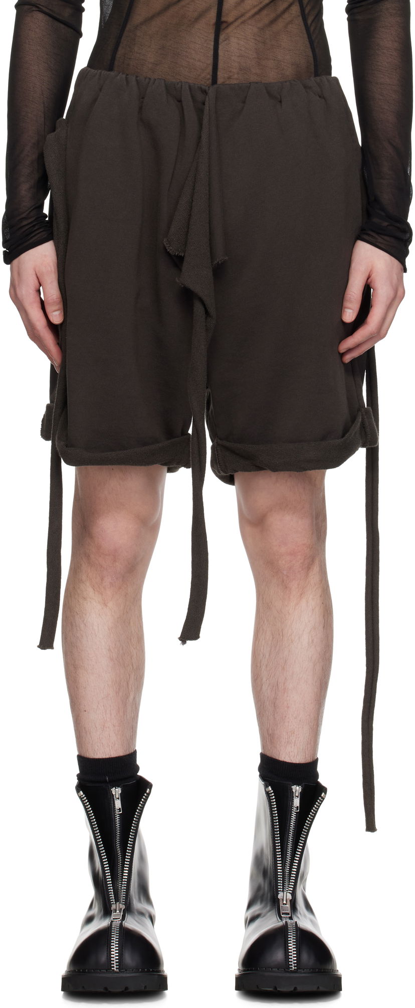 Шорти Ottolinger Ottolinger Otto Rolled Track Shorts Сірий | 115-201615-02