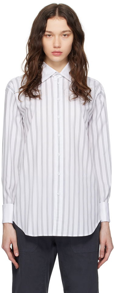 Сорочка rag & bone rag & bone Diana Striped Shirt білий | WAW23HA0224622, 0