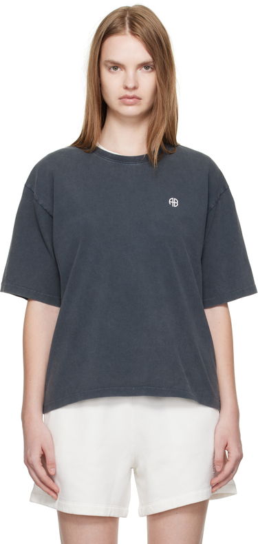 Футболка Anine Bing Anine Bing Rudy Empowerment T-Shirt Сірий | A-08-11068-WBL1, 0