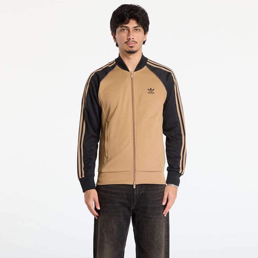 Куртка бомбер adidas Originals Adicolor Classics SST Track Jacket бежевий | JY1292