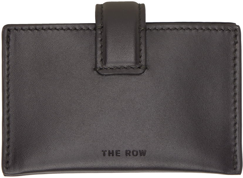 Гаманець The Row Leather Multi Card Holder чорний | W1335-L60