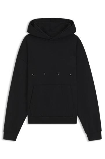 Світшоти BOSS HUGO x apoh Oversized-Fit Cotton Terry Hoodie чорний | 50545997