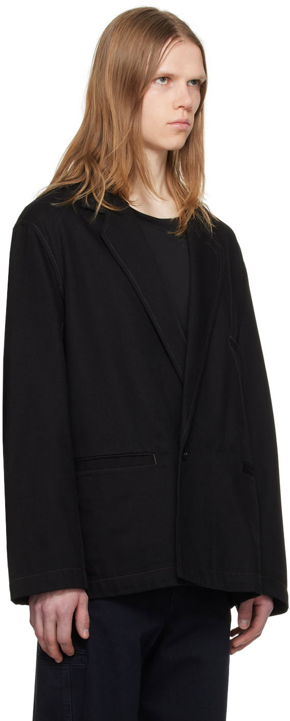 Пальто LEMAIRE Double-Breasted Blazer чорний | JA1038 LD1004, 1